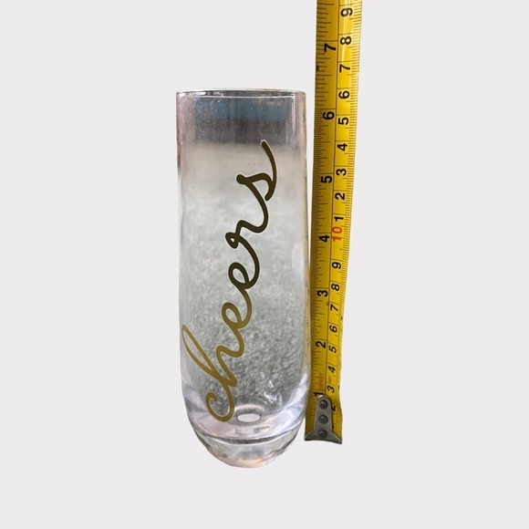 Miss TO MRS | Champange Glasses with Cheers in Gold - Picture 3 of 3